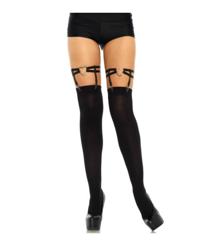 LEG AVENUE - JARRATIÈRES  DOUBLE SANGLE TAILLE UNIQUE