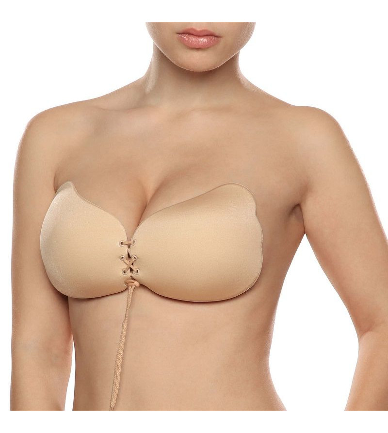 BYE-BRA - LACE-IT RENFORCEMENT PUSH-UP BEIGE BONNET A