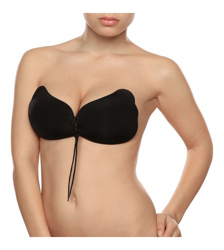 BYE-BRA - LACE-IT RENFORCEMENT PUSH-UP NOIR BONNET A