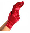 LEG AVENUE - GANTS SATIN ROUGE