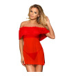 SUBBLIME - DRESSES ROBE COURTE + STRING ROUGE L / XL