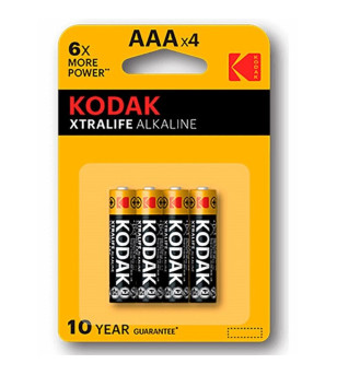 KODAK - PILE ALCALINE XTRALIFE AAA LR03 * 4
