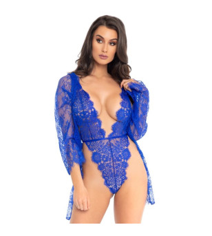 LEG AVENUE - TEDDY ET ROBE BLEU L