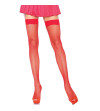 LEG AVENUE - CUISSES RÉSILLE NYLON ROUGE