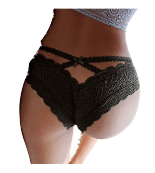 QUEEN LINGERIE - CULOTTE DENTELLE FLORALE L/XL