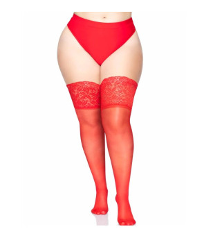LEG AVENUE - STAY UPS SHEER CUISSE HAUT GRANDE TAILLE