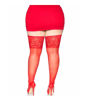 LEG AVENUE - STAY UPS SHEER CUISSE HAUT GRANDE TAILLE