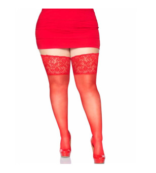 LEG AVENUE - STAY UPS SHEER CUISSE HAUT GRANDE TAILLE