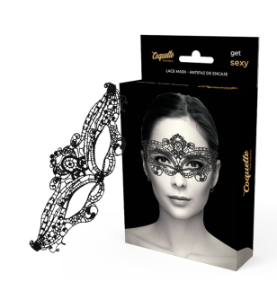 COQUETTE CHIC DESIRE - MASQUE FINE DENTELLE NOIRE