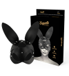 COQUETTE CHIC DESIRE - MASQUE EN CUIR VEGAN AVEC OREILLES DE LAPIN