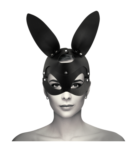 COQUETTE CHIC DESIRE - MASQUE EN CUIR VEGAN AVEC OREILLES DE LAPIN