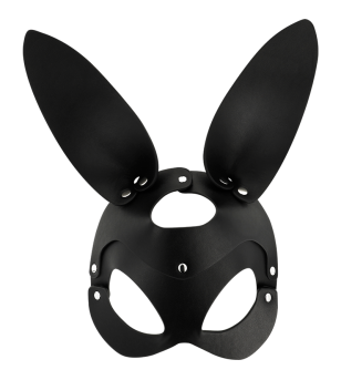 COQUETTE CHIC DESIRE - MASQUE EN CUIR VEGAN AVEC OREILLES DE LAPIN