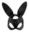 COQUETTE CHIC DESIRE - MASQUE EN CUIR VEGAN AVEC OREILLES DE LAPIN