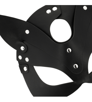 COQUETTE CHIC DESIRE - MASQUE EN CUIR VEGAN AVEC OREILLES DE CHAT