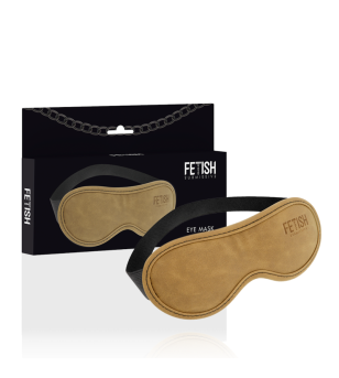 FETISH SUBMISSIVE ORIGIN - MASQUE EN CUIR VEGAN AVEC DOUBLURE EN NÉOPRÈNE