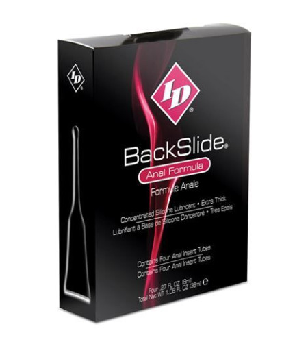 ID BACKSLIDE - INSERT ANAL 4 TUBES 8ML