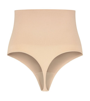 BYE-BRA - FAONNEUR SANS POINTS STYLE STRING BEIGE TAILLE XXL