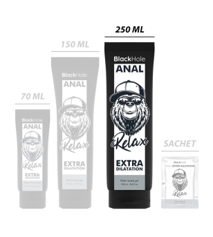 BLACK HOLE - GEL A BASE D''EAU DILATATION ANALE 250 ML