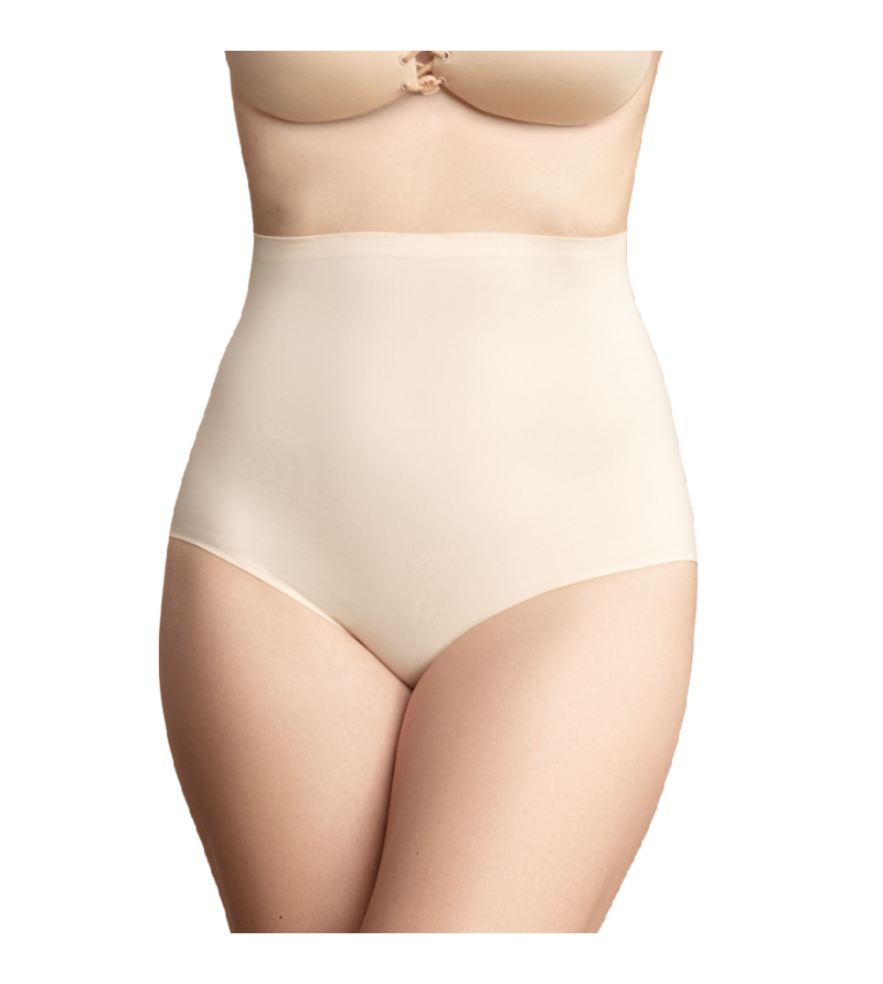 BYE-BRA - CULOTTE HAUTE AVEC REMBOURRAGE DES FESSES TAILLE L