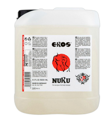 EROS - HUILE DE MASSAGE NURU RICHE EN MINÉRAUX 5000 ML