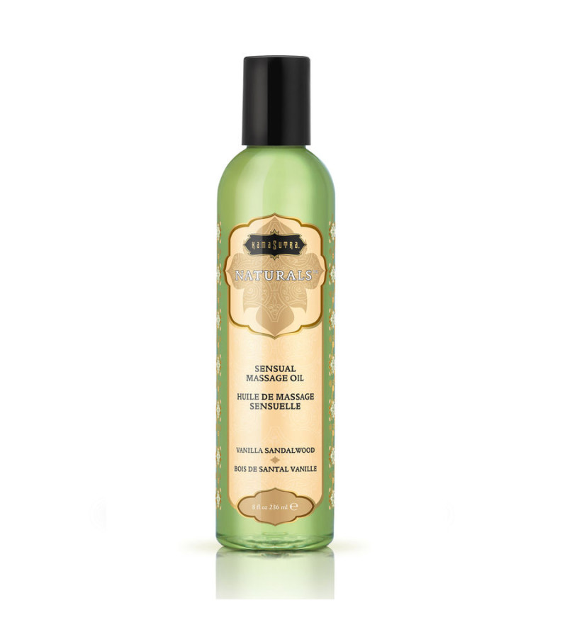 KAMASUTRA - HUILE DE MASSAGE VANILLE AU BOIS DE SANTAL 236ML