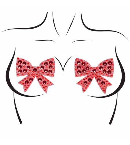 LEG AVENUE - BOWS CACHE-MAMELON TAILLE UNIQUE