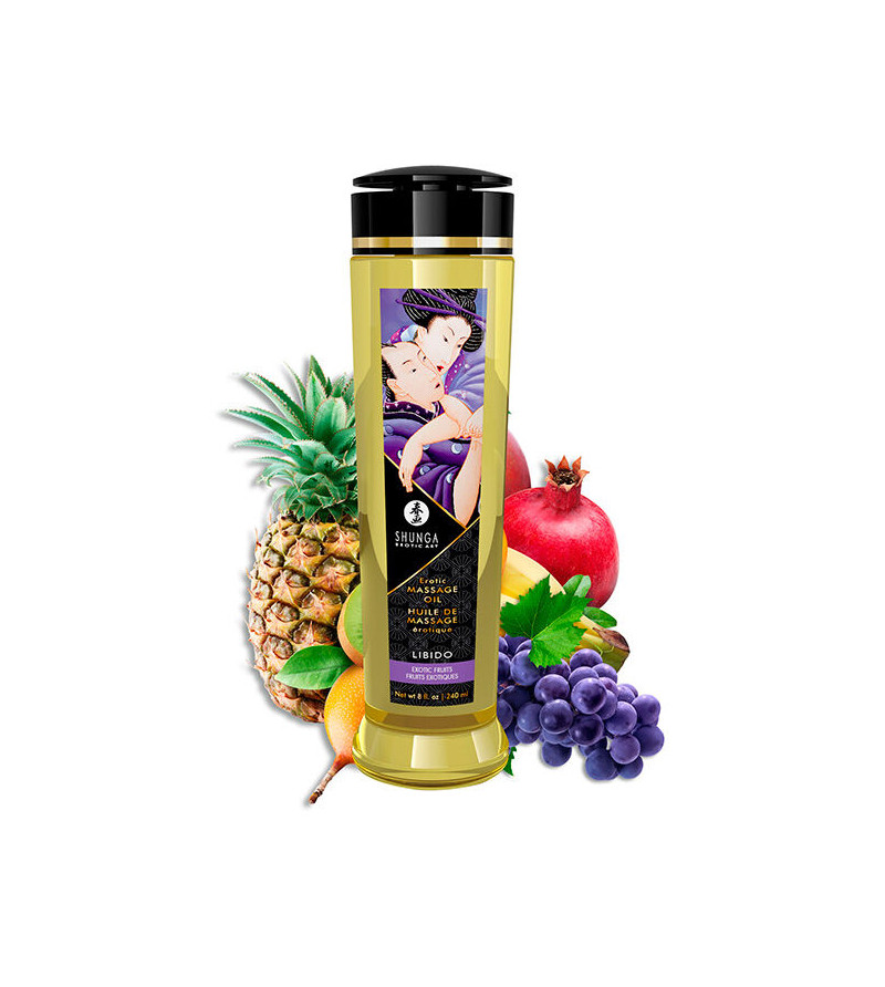 SHUNGA - HUILE DE MASSAGE ÉROTIQUE LIBIDO 240 ML