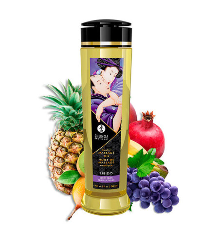 SHUNGA - HUILE DE MASSAGE ÉROTIQUE LIBIDO 240 ML