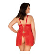 OBSESSIVE - CHEMISE ET TANGA BLOSSMINA 6XL/7XL