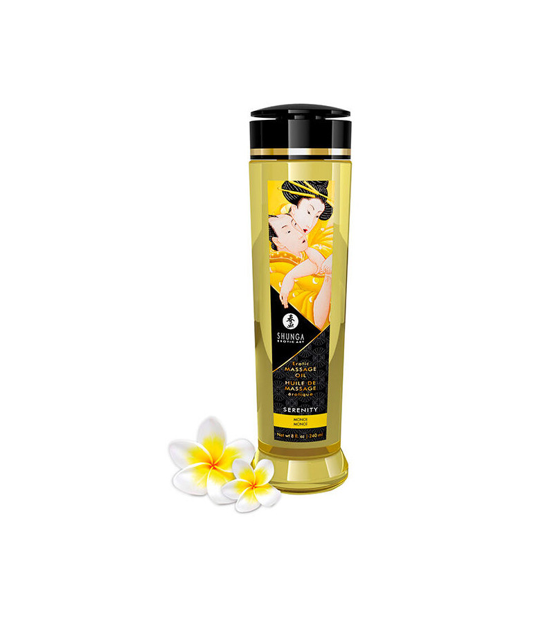 SHUNGA - HUILE DE MASSAGE ÉROTIQUE SÉRÉNITÉ 240 ML