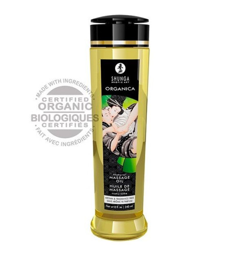 SHUNGA - HUILE DE MASSAGE NATURELLE BIO 240 ML