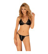 OBSESSIVE - BIKINI PUNTA NEGRA NOIR L