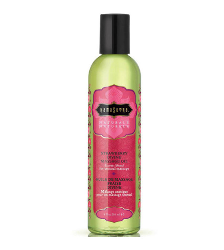 KAMASUTRA - HUILE DE MASSAGE DIVINE FRAISE NATURALS 236ML