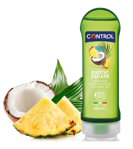 CONTROL - 2 EN 1 MASSAGE  PLAISIR EXOTIQUE 200 ML