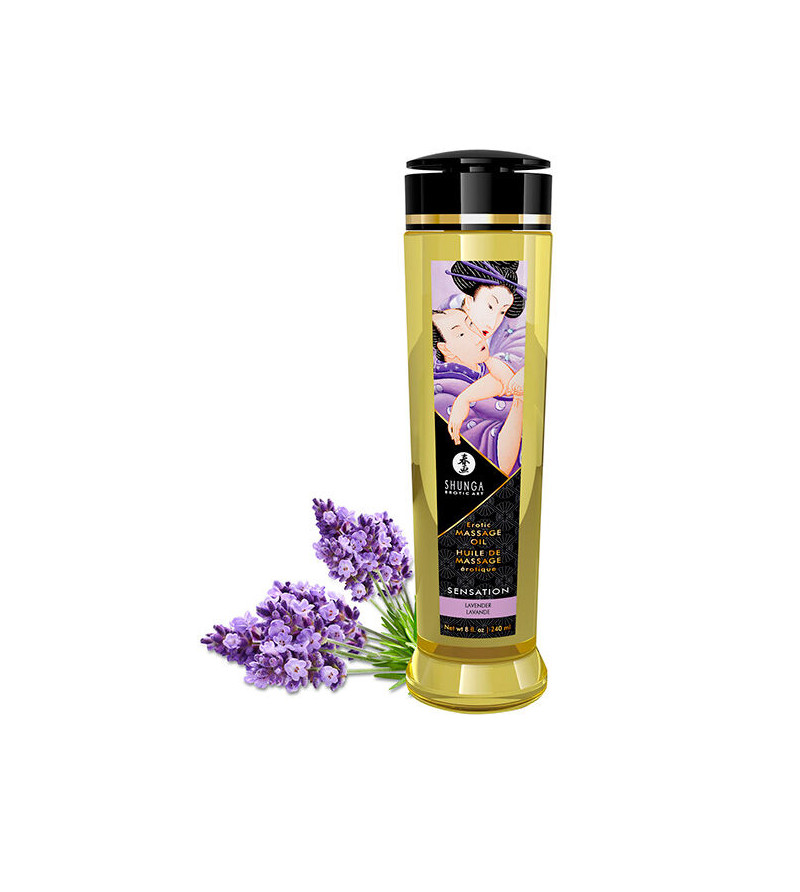 SHUNGA - HUILE DE MASSAGE ÉROTIQUE SENSATION 240 ML