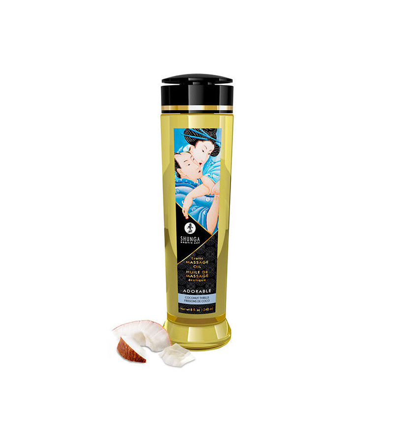 SHUNGA - ADORABLE HUILE DE MASSAGE ÉROTIQUE 240 ML