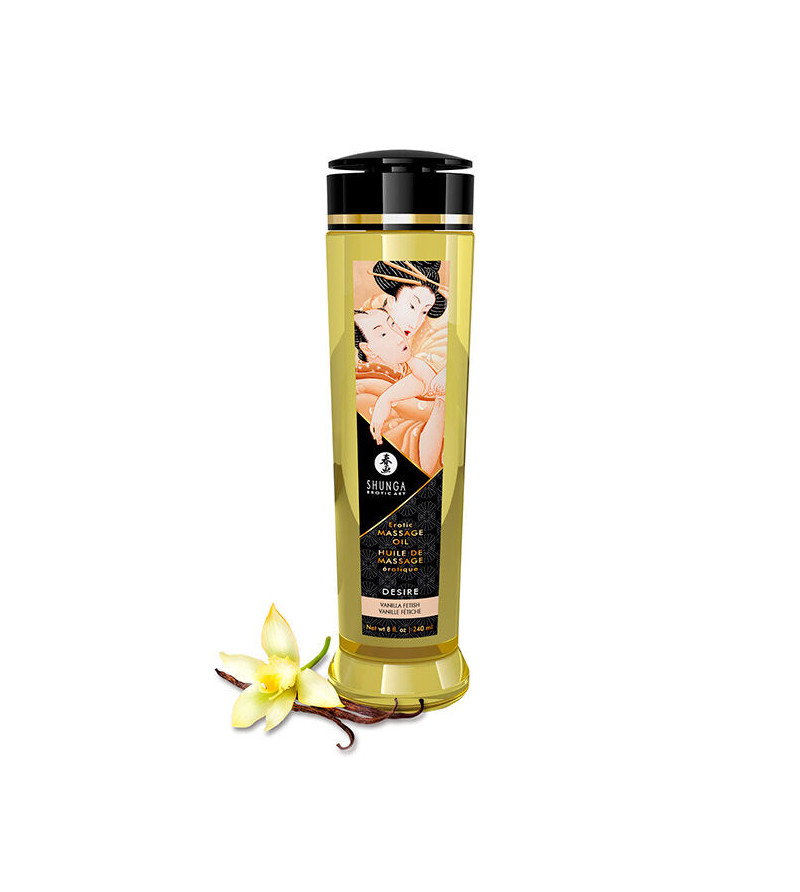 SHUNGA - HUILE DE MASSAGE ÉROTIQUE DÉSIR 240 ML