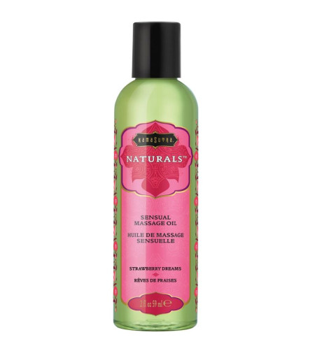 KAMASUTRA - HUILE DE MASSAGE NATURELLE RÊVES DE FRAISE 59 ML