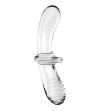 SATISFYER - GODE DOUBLE CRISTAL BLEU