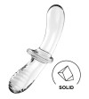 SATISFYER - GODE DOUBLE CRISTAL BLEU