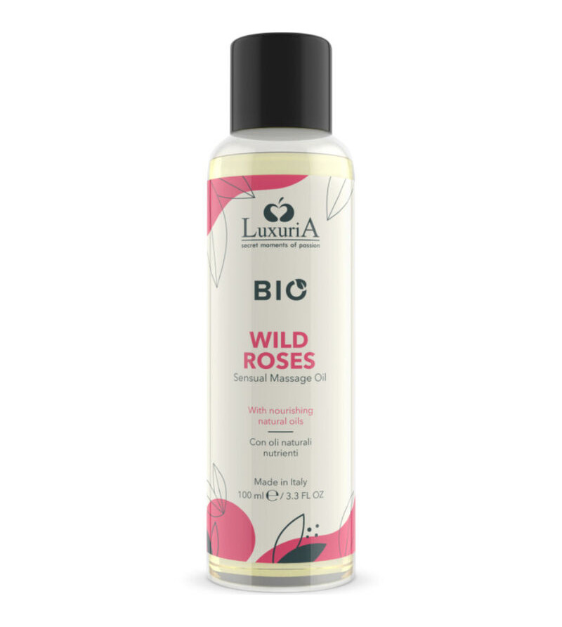 INTIMATELINE LUXURIA - HUILE DE MASSAGE BIO ROSES SAUVAGES 100 ML