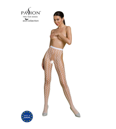 PASSION - BODYSTOCKING ECO COLLECTION ECO S007 BLANC