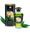 SHUNGA - HUILE DE MASSAGE EFFET CHALEUR AU THÉ VERT BIO 100 ML