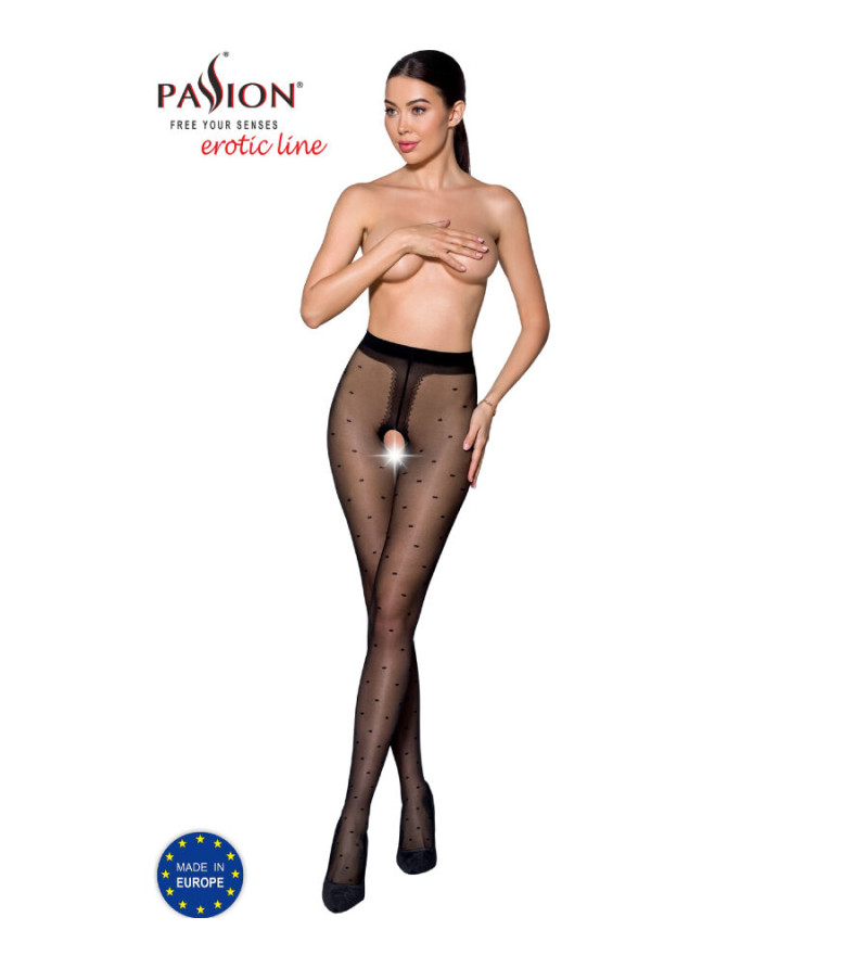 PASSION - TIOPEN 018 COLLANT NOIR 3/4 20 DEN