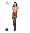 PASSION - TIOPEN 019 COLLANTS NOIR/ROUGE 3/4 20 DEN