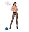 PASSION - TIOPEN 022 COLLANTS NOIR/ROUGE 3/4 20 DEN