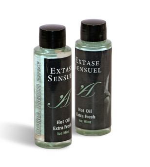 EXTASE SENSUAL - HUILE DE MASSAGE A EFFET GLACE EXTRA FRAÎCHE 100 ML