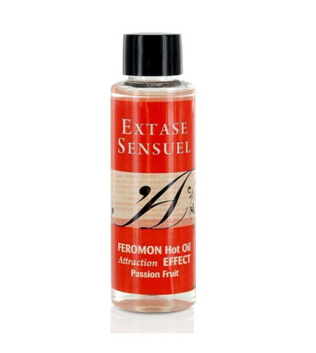 EXTASE SENSUAL - HUILE DE MASSAGE EFFET THERMIQUE AUX PHÉROMONES DE FRUITS DE LA PASSION 100 ML