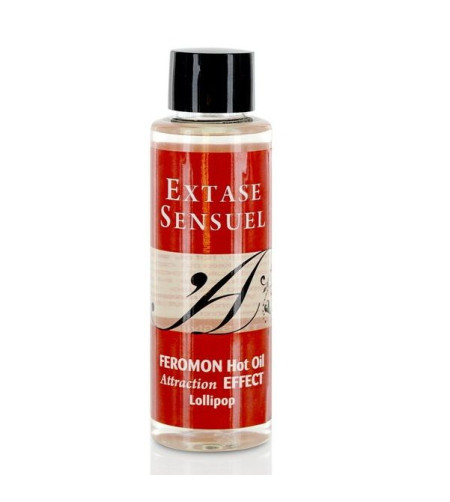 EXTASE SENSUAL - HUILE DE MASSAGE EFFET THERMIQUE AUX PHÉROMONES PIRULET 100 ML