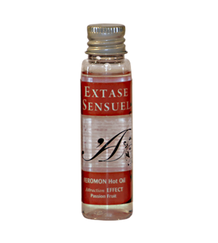 EXTASE SENSUAL - HUILE DE MASSAGE EFFET THERMIQUE AUX PHÉROMONES DE FRUITS DE LA PASSION VOYAGE 35 ML